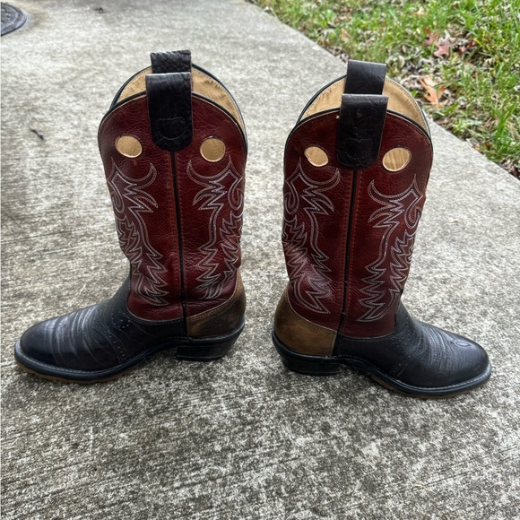Double H Buckaroo Cowboy Boots 1518 Made in USA size 8 EUC - Picture 3 of 13